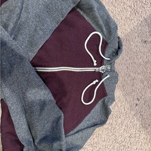 George Charcoal and Maroon Hoodie